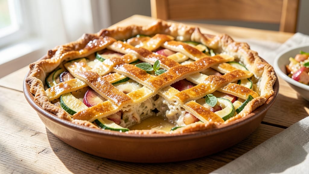 Recipe for Apple Pie Made with Zucchini: Hidden Veggie Twist for Lighter Slices