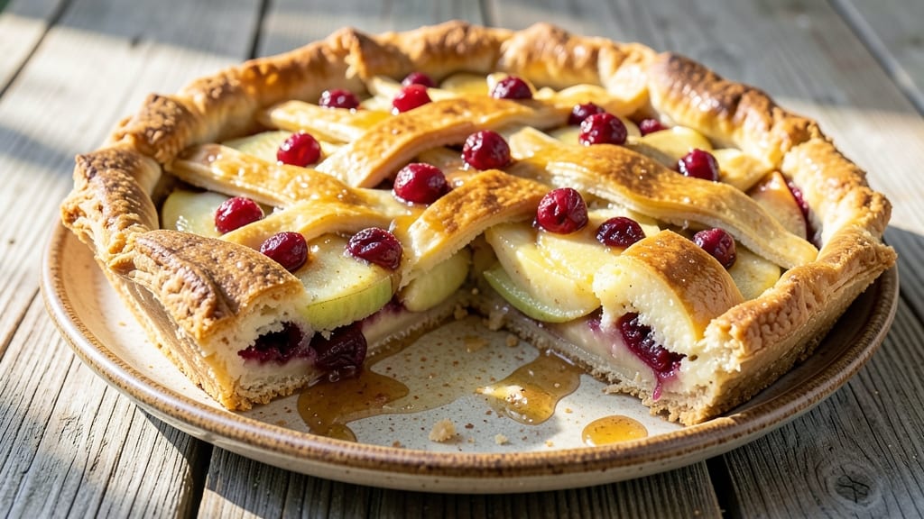 Apple Cranberry Slab Pie Recipe: Tart-Sweet Fruit Filling in Buttery Crust