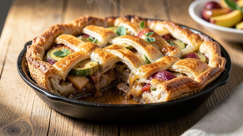 Sizzling Apple Pie Recipe: Caramelized Topping That Catches Every Flame