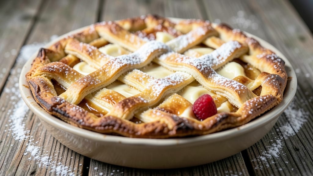 Acadian Rappie Pie Recipe: Rustic Spiced Rum Infusion in Flaky Lattice Crust