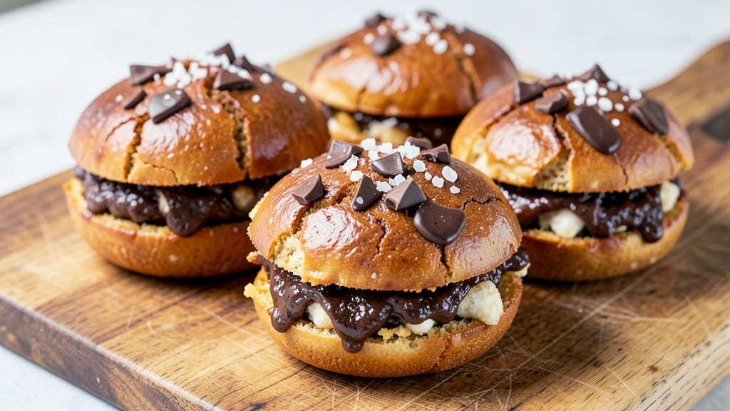 Chocolate Rice Krispie Buns Recipe: Crunchy Shells With Melted Marshmallow Hearts