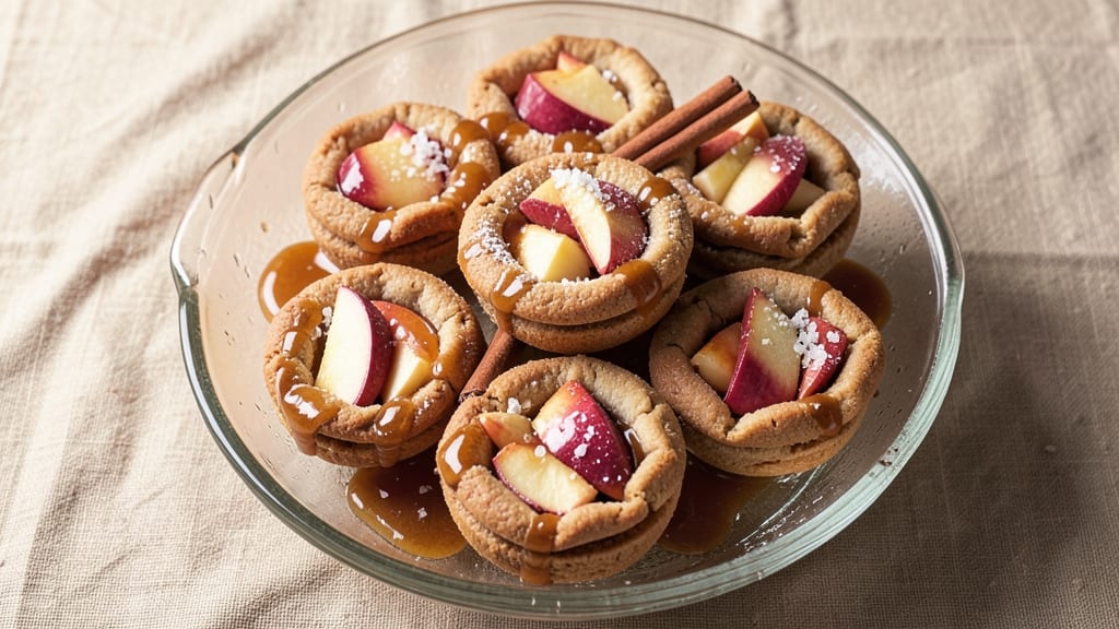 Apple Pie Cookie Cups Recipe: Mini Dessert Bites with Crispy Edges