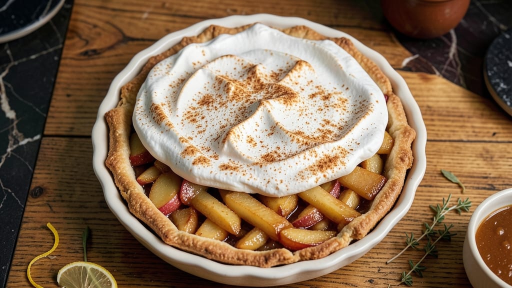 Apple Meringue Pie Recipe: Lattice Crust Meets Cloud-Light Topping