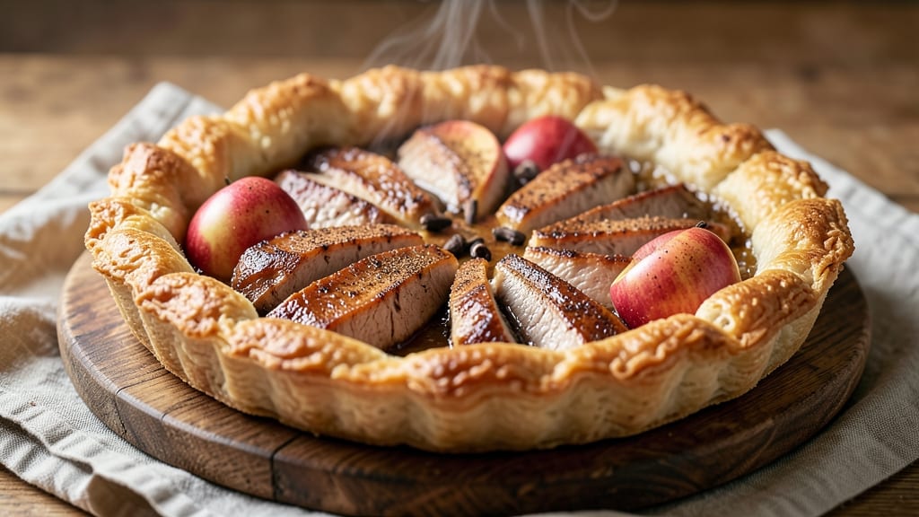 Pork And Apple Pie Recipe: Savory Meat and Caramelized Fruit in One Crispy Dish