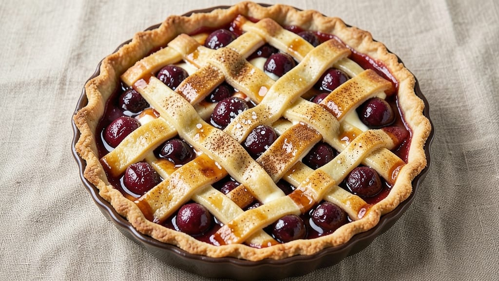 5 Star Cherry Pie Recipe: Deep Tart-Sweet Filling in Buttery Lattice Crust