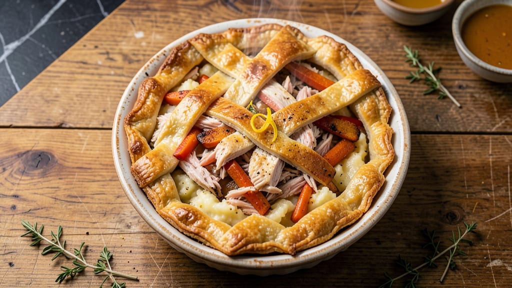Single Crust Pot Pie Recipe: Savory Filling Sealed in Golden Crust