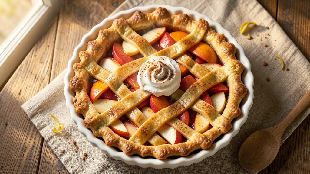 Apple Mango Pie Recipe: Tropical Fruit Filling in Flaky Crust