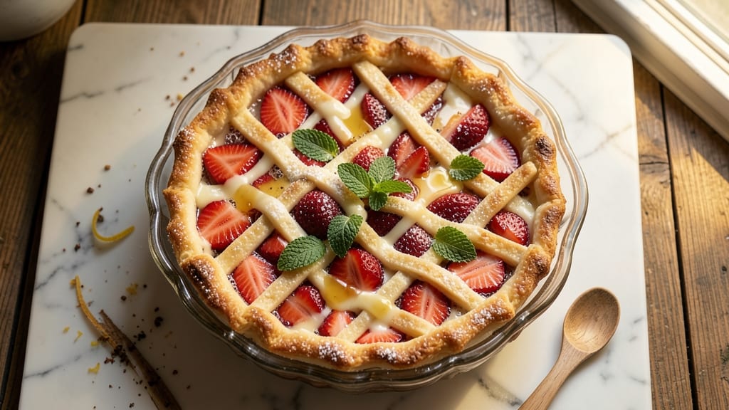 7 Up Strawberry Pie Recipe: Citrus-Kissed Filling with Foil-Sealed Crust Brilliance