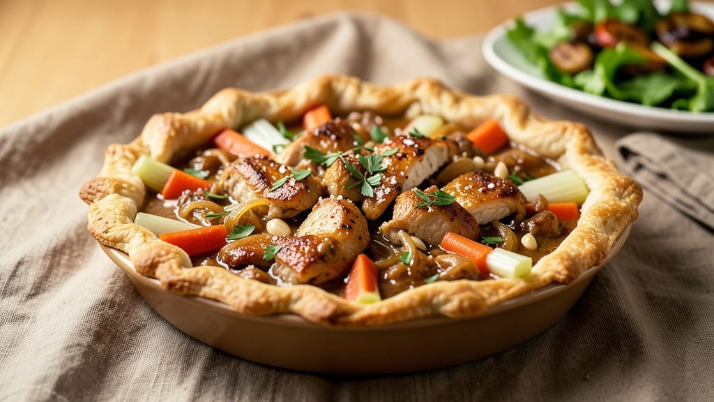 Sloppy Chicken Pot Pie Recipe: Juicy Chicken and Creamy Gravy in One Dish