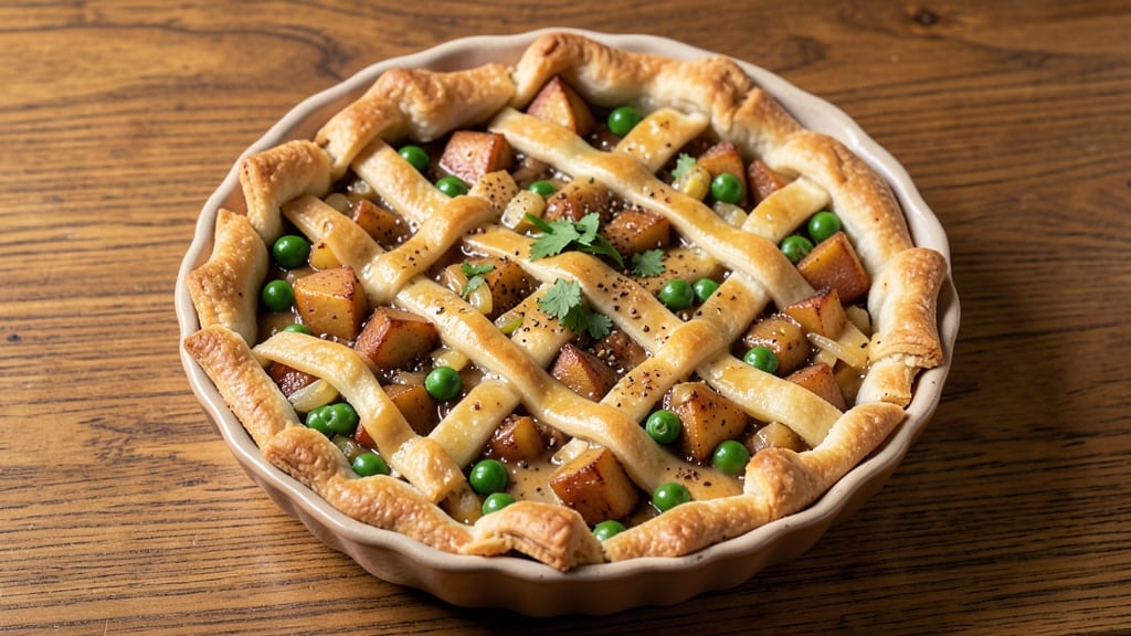 Samosa Pot Pie Recipe: Crispy Pastry Wrapped Warm Spice Delight