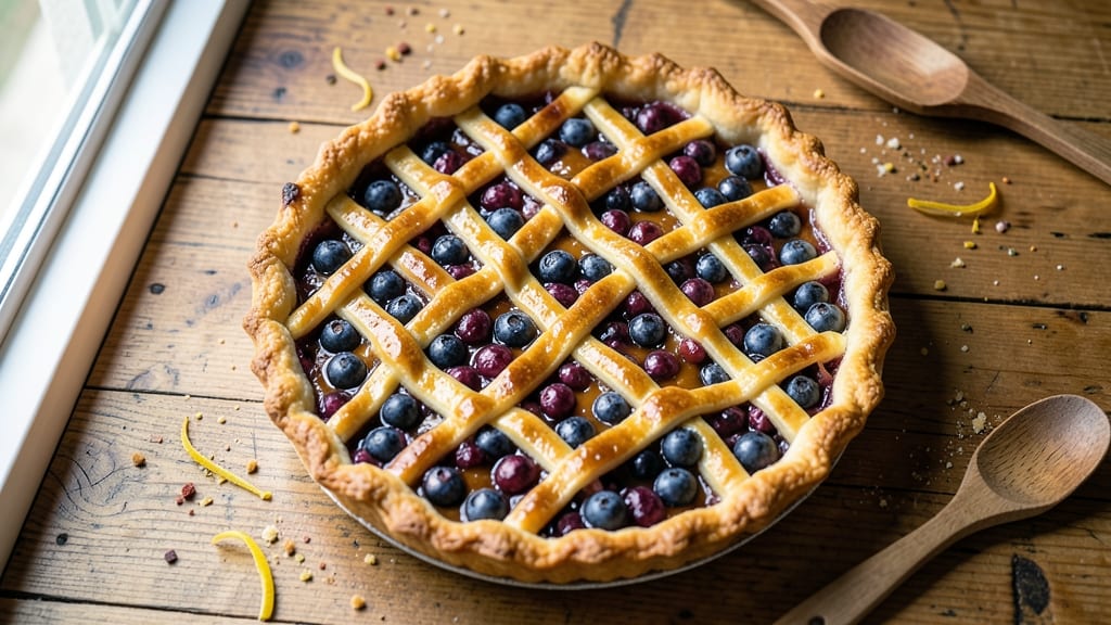 10-Inch Blueberry Pie Recipe: Foolproof Crust That Stays Perfect All Night