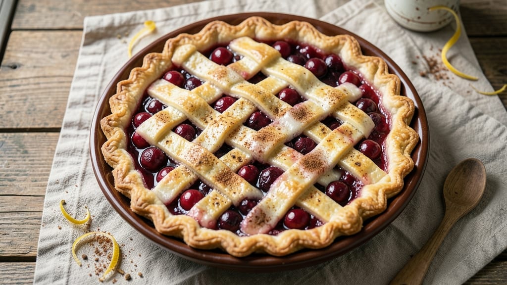 Amish Cherry Pie Recipe: Homestyle Filling With Perfectly Lattice Crust