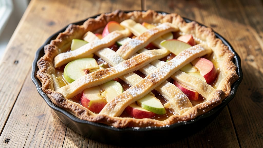 Rick Martinez's Apple Pie Recipe: Cinnamon-Spiced Lattice Crust Magic