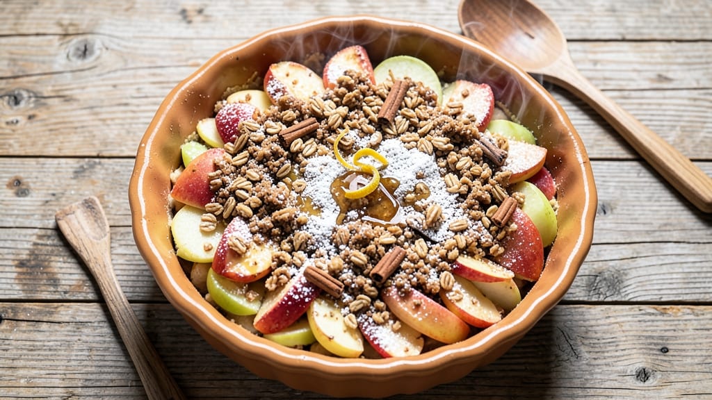 Apple Crisp and Apple Pie Recipe: Spiced Fruit Duet With Crunchy Topping Magic