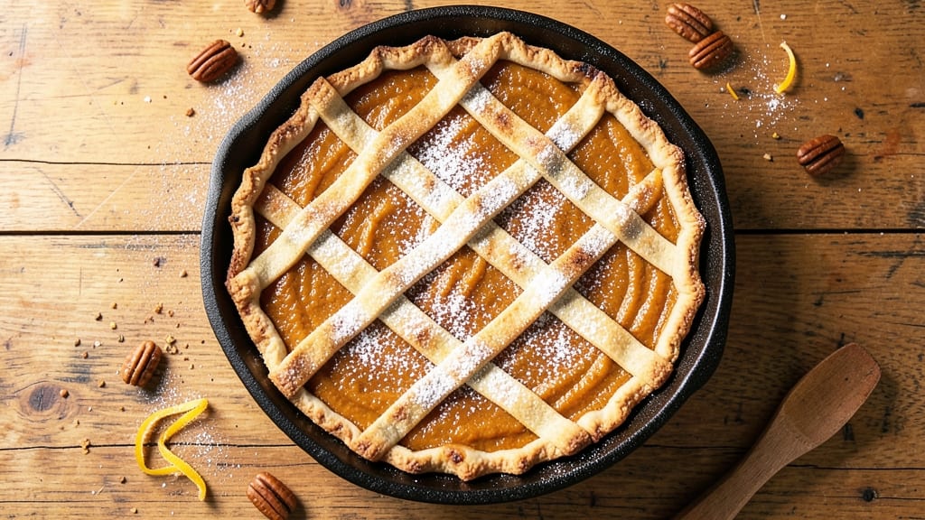 Soul Food Pumpkin Pie Recipe: Deep-Spiced Filling With Cinnamon-Sugar Crust Crunch