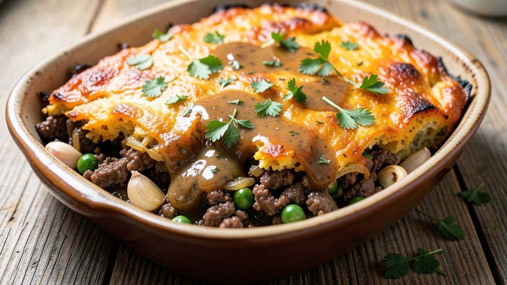 Shepherd's Pie With Sweet Potato Topping Recipe: Golden Crust Meets Savory Meat