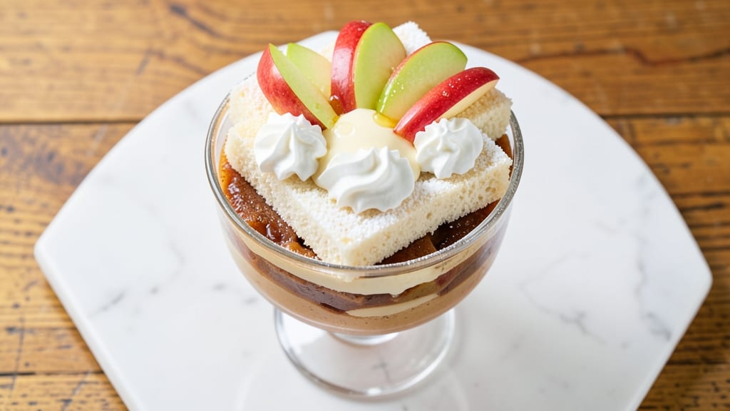 Recipe Using Angel Food Cake Mix and Apple Pie Filling: Fluffy Clouds With Cinnamon-Spiced Filling