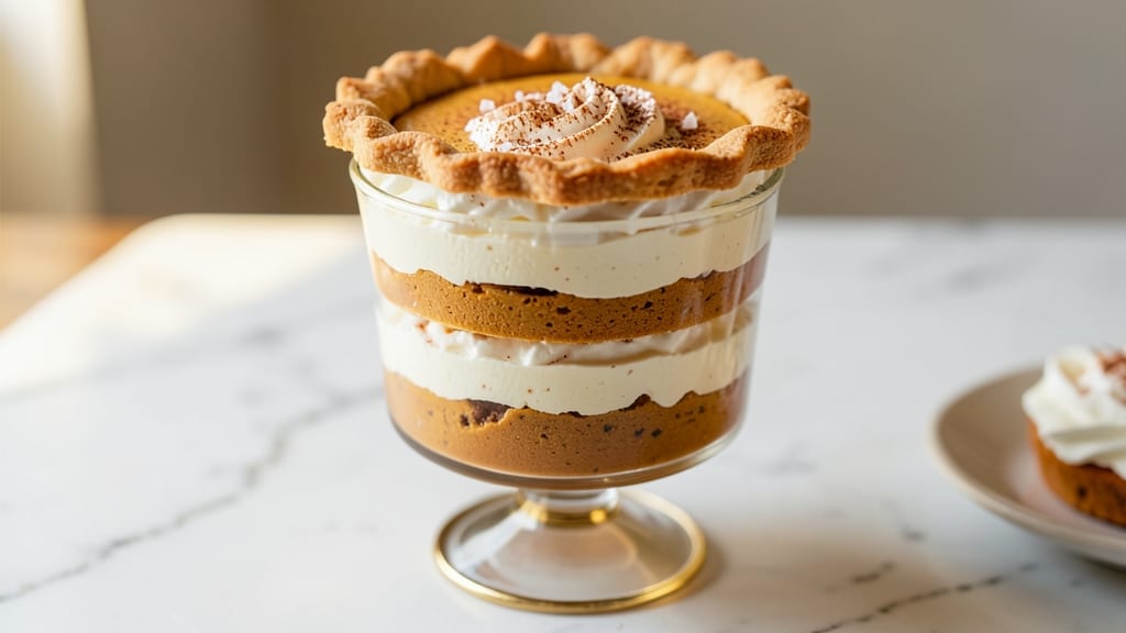3 Layer Pumpkin Pie Dessert Recipe: Spiced Filling, Creamy Cheesecake Core, Pecan-Praline Top