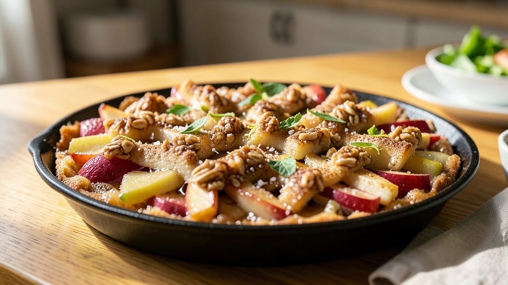 Apple Crisp Pie Recipe Pioneer Woman: Spiced Apple Filling Baked Under Crunchy Oat Topping