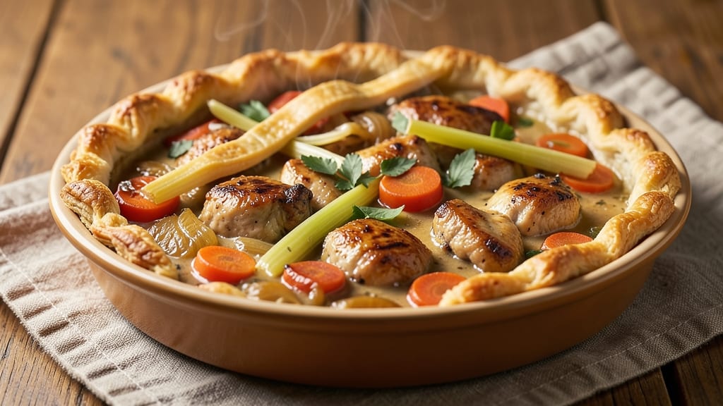 Ryan's Chicken Pot Pie Recipe: Homestyle Gravy and Flaky Crust in One Dish