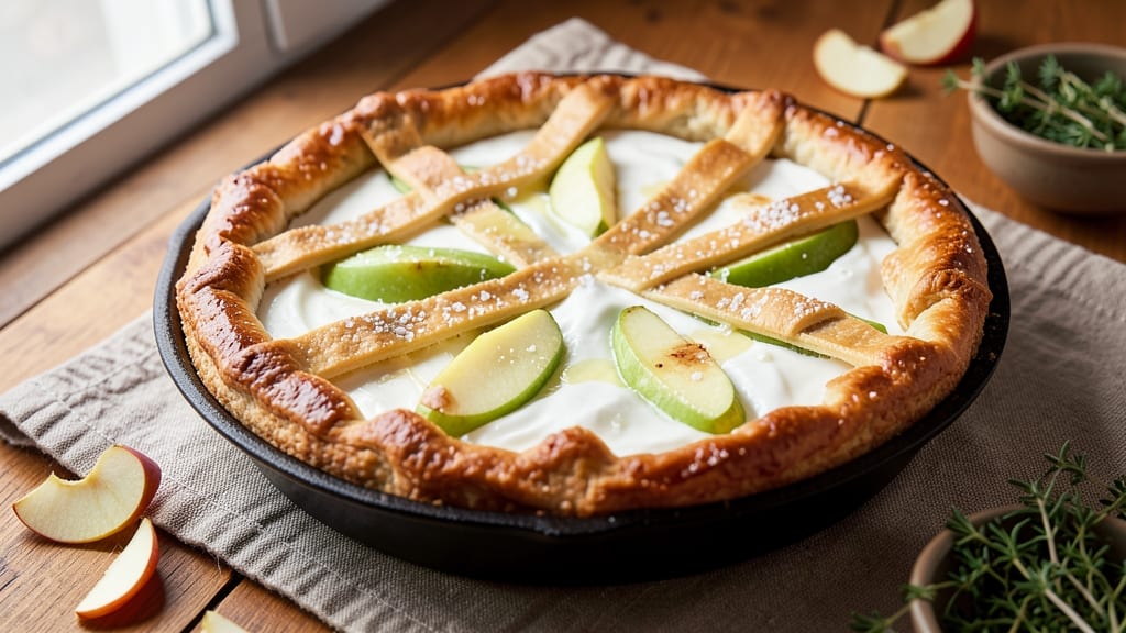 Silver Palate Sour Cream Apple Pie Recipe: Buttery Crust Meets Tangy-Spiced Filling