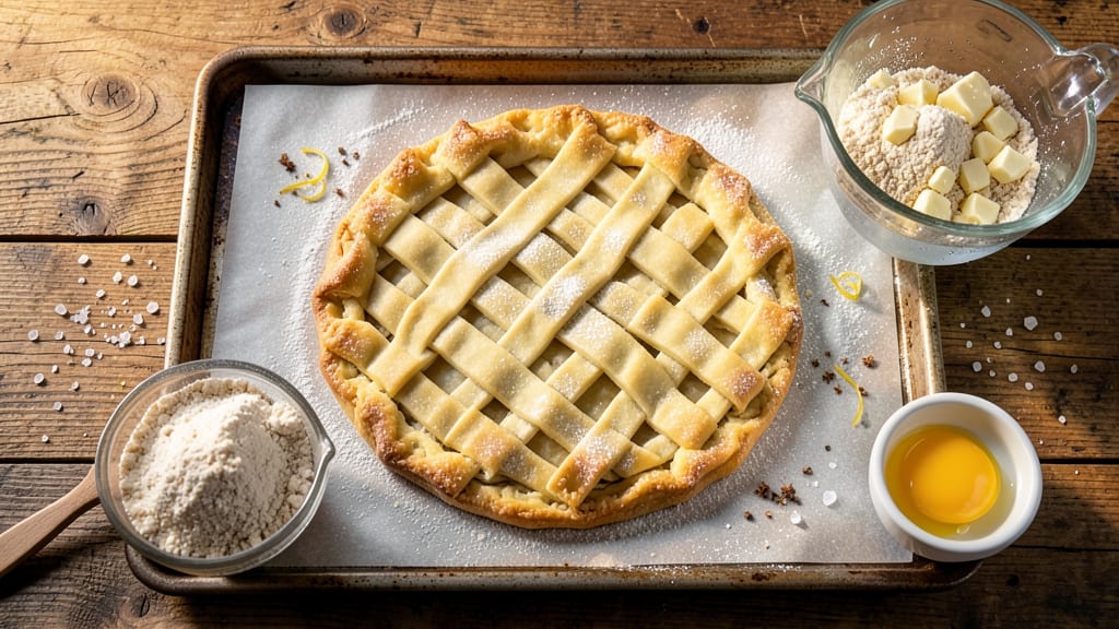 9-Inch Double Crust Pie Crust Recipe: Golden Flake Layers Without the Stress