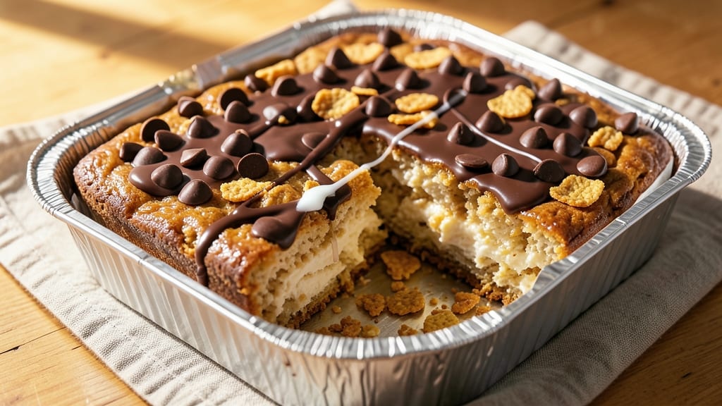 Rice Krispie Treat Recipe for 8x8 Pan: Foil-Sealed Crunch and Gooey Layers