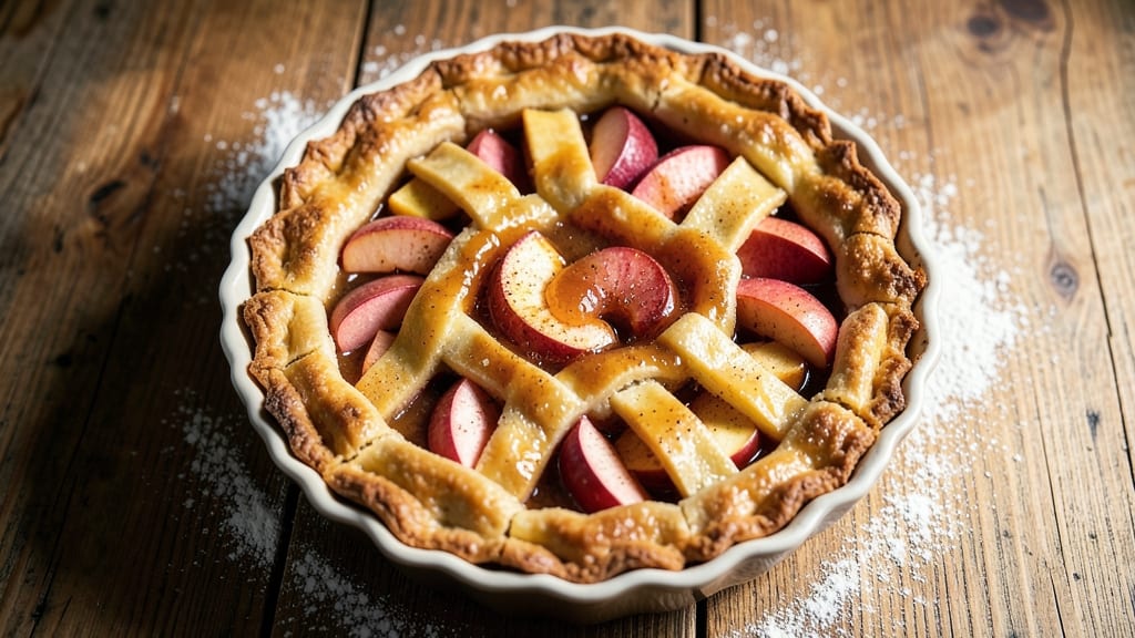 Sky High Apple Pie Recipe: Towering Lattice Crust With Perfectly Spiced Filling