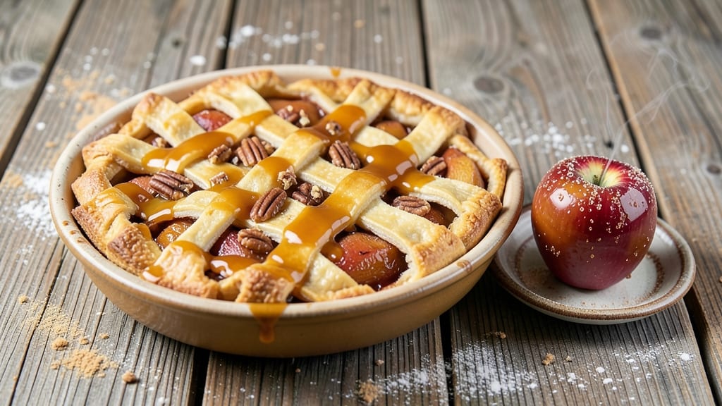 Apple Pie Caramel Apple Rocky Mountain Recipe: Alpine-Spiced Twist with Buttery Crust