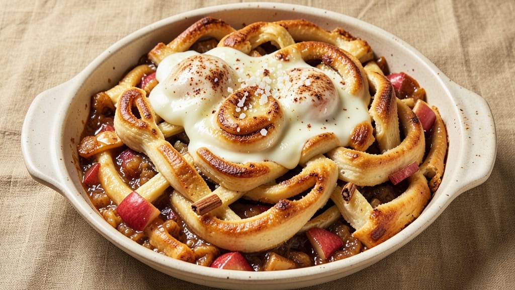 Recipe for Cinnamon Roll Apple Pie Filling Cobbler: Warm Spice and Buttery Layers in One Dish