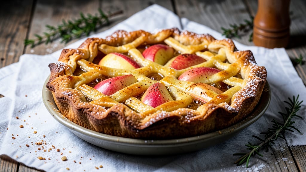 Shereen Pavlides' Apple Pie Recipe: Cinnamon-Spiced Filling with Foil-Sealed Crust