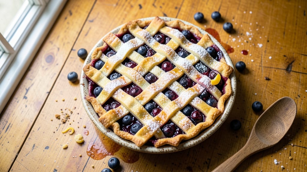 6-Inch Blueberry Pie Recipe: Mini Servings of Bursting Fruit and Buttery Crust