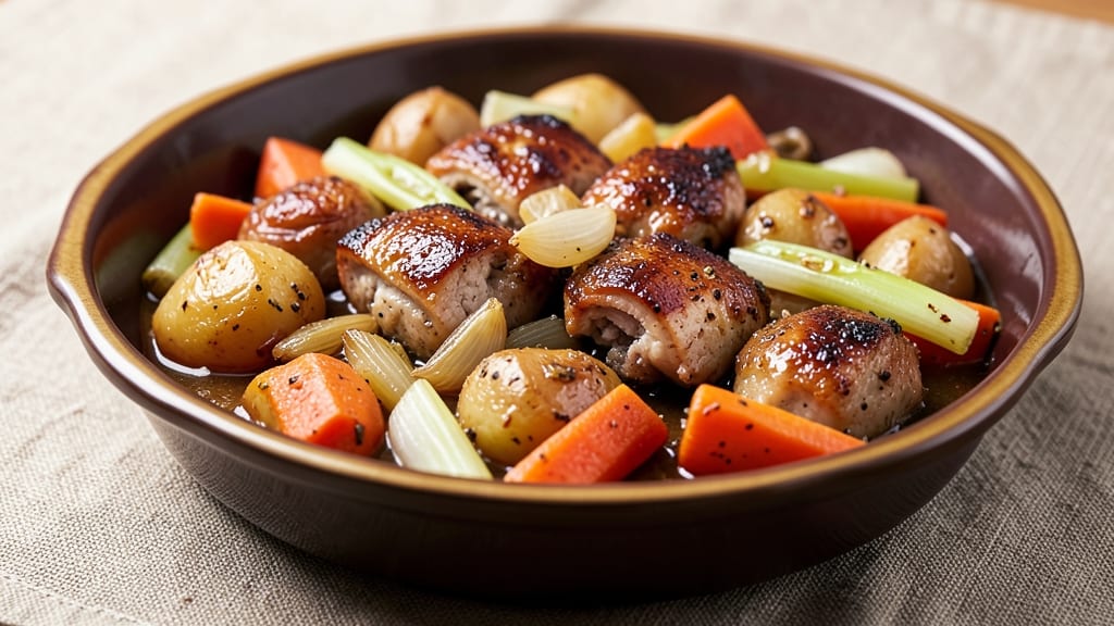 Pot Pie Filling Recipe Without Crust: Savory Meat and Veggie Comfort in Minutes