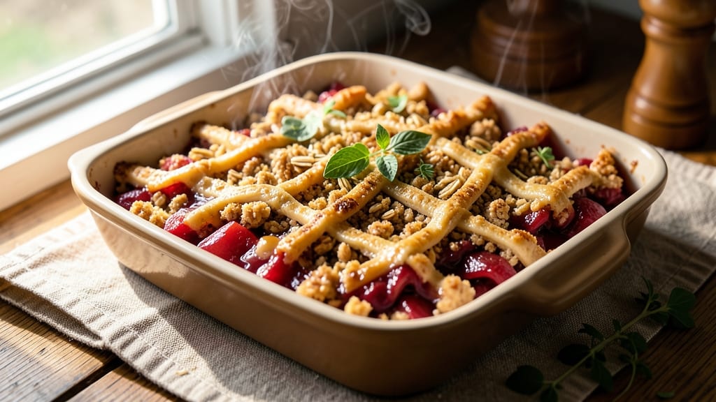 Apple Crumble Recipe With Canned Apple Pie Filling: Spiced Topping That Crunches Over Melty Filling