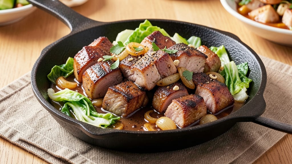 Rappie Pie Recipe with Pork: Smoky-Sweet Pork and Cabbage Comfort in One Pan