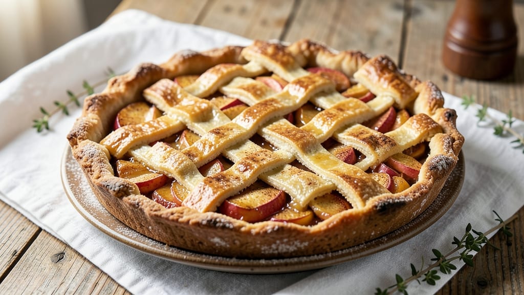 Anna Olson's Apple Pie Recipe: Flaky Lattice Crust With Spiced Apple Filling