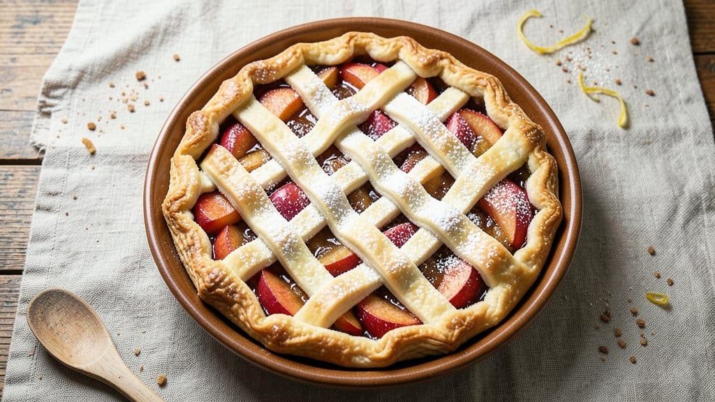 Russian Apple Pie Sharlotka Recipe: Foil-Sealed Crust for Perfectly Golden Edges