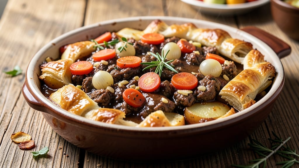 Amazing Cottage Pie Recipe: Flaky Potato Topping Over Savory Meat Filling