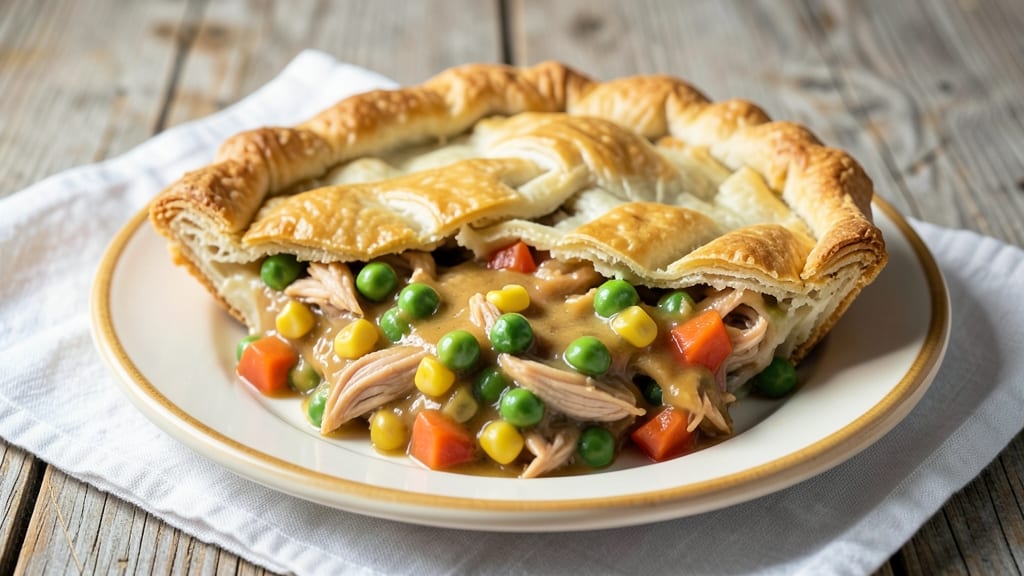 Easy Chicken Pot Pie Recipe With Ready-Made Pie Crust: One-Pan Creamy Filling and Golden Crust Combo