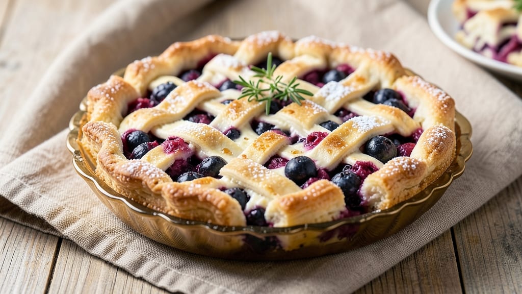 Marie Callender's Blueberry Sour Cream Pie Recipe: Bursting Berries and Tangy Cream Balance