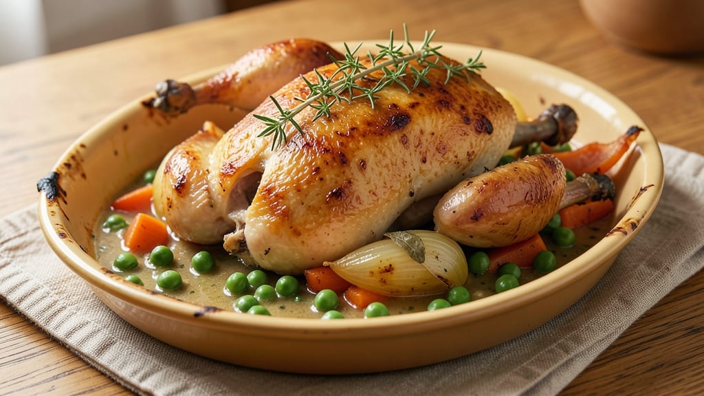 Roast Chicken Pot Pie Recipe: One-Pan Dinner With Flaky Crust and Savory Gravy