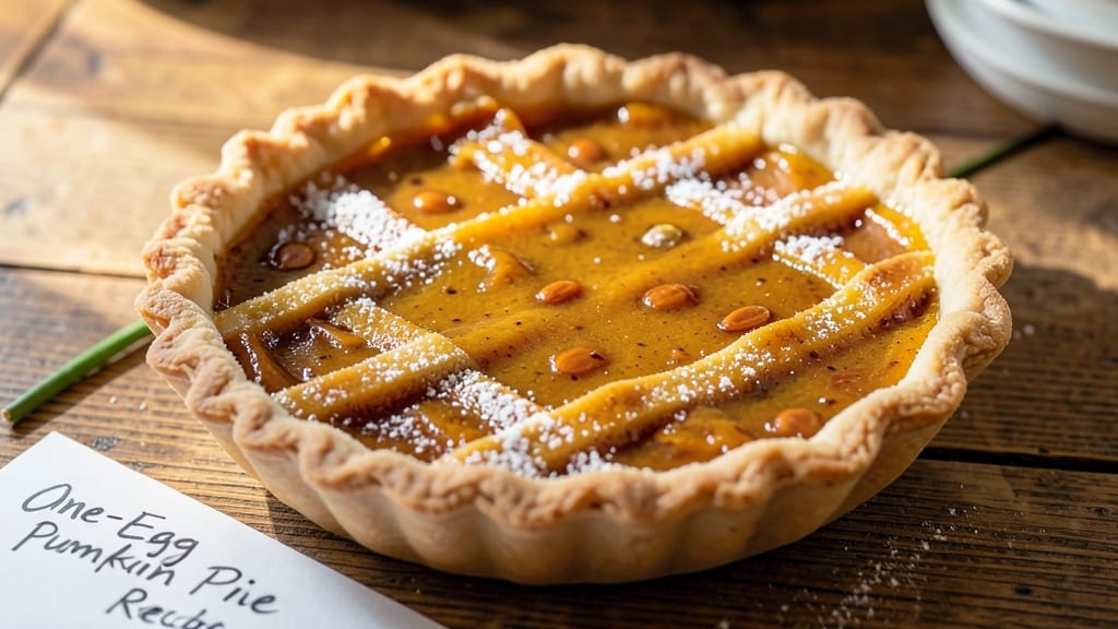 Pumpkin Pie Recipe 1 Egg: Velvety Spice Without the Dairy