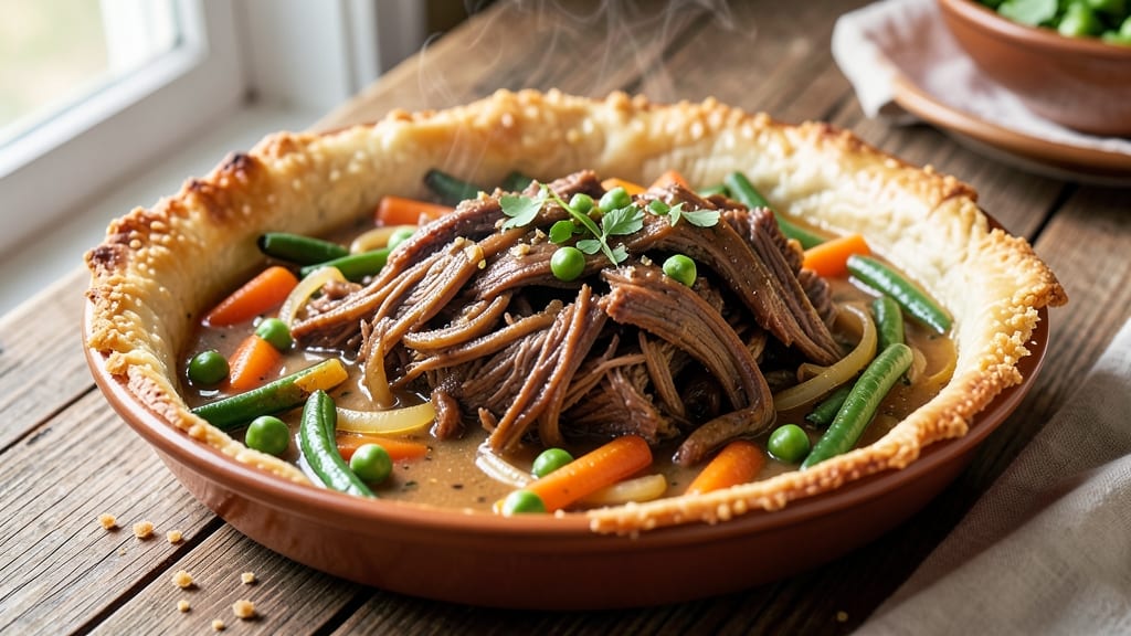 Beef Pot Roast Pot Pie Recipe: Leftover Transformation With Flaky Crust
