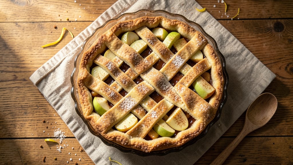 3 Apple Pie Recipe: Triple-Spiced Filling in Foil-Sealed Crust