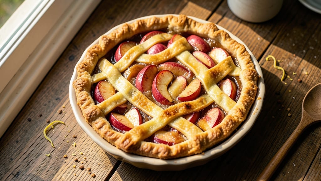 Plain Apple Pie Recipe: Classic Crust with Spiced Filling Simplicity
