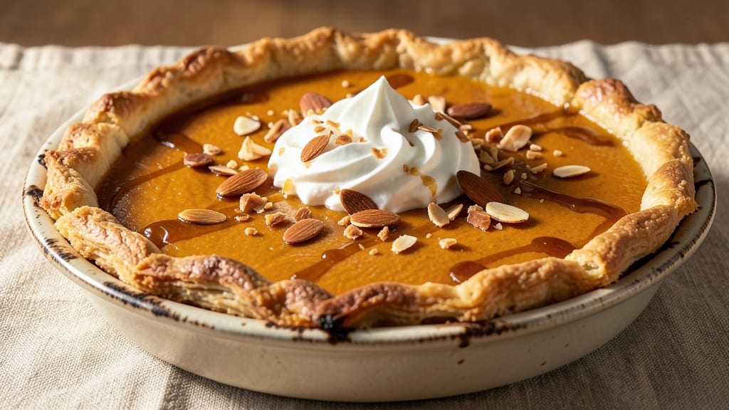 Almond Pumpkin Pie Recipe: Nutty Crunch Meets Silky Spice Perfection