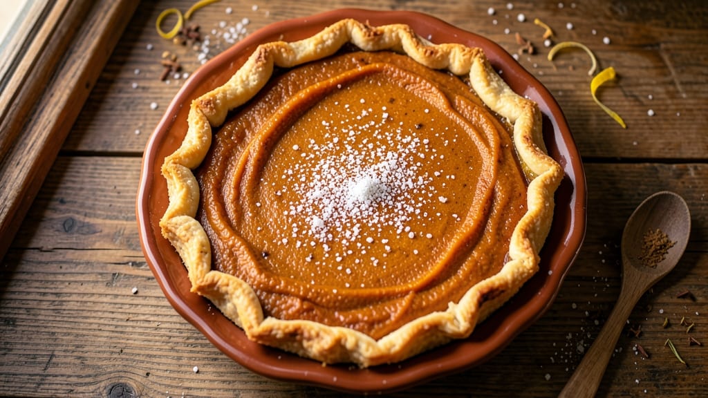 1700s Pumpkin Pie Recipe: Colonial Spice Secrets in Buttery Crust