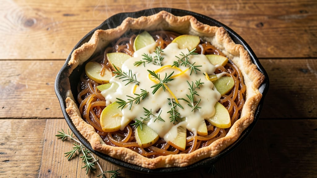 Savory Apple Pie Recipe: Herb-Infused Filling With Crispy Lattice Top