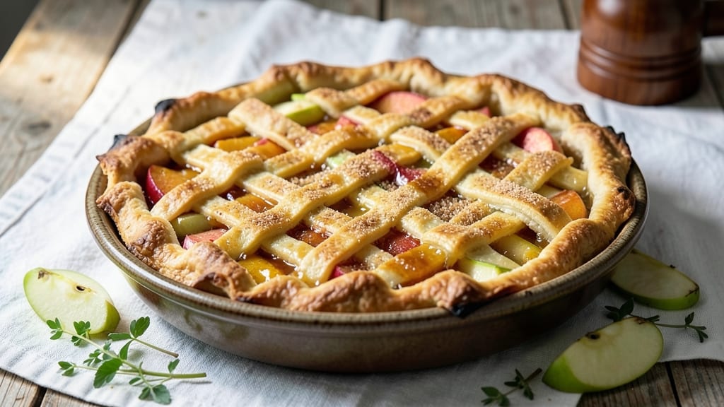 Apple Hill Pie Recipe: Caramelized Apple Lattice With Cinnamon-Spiced Crust