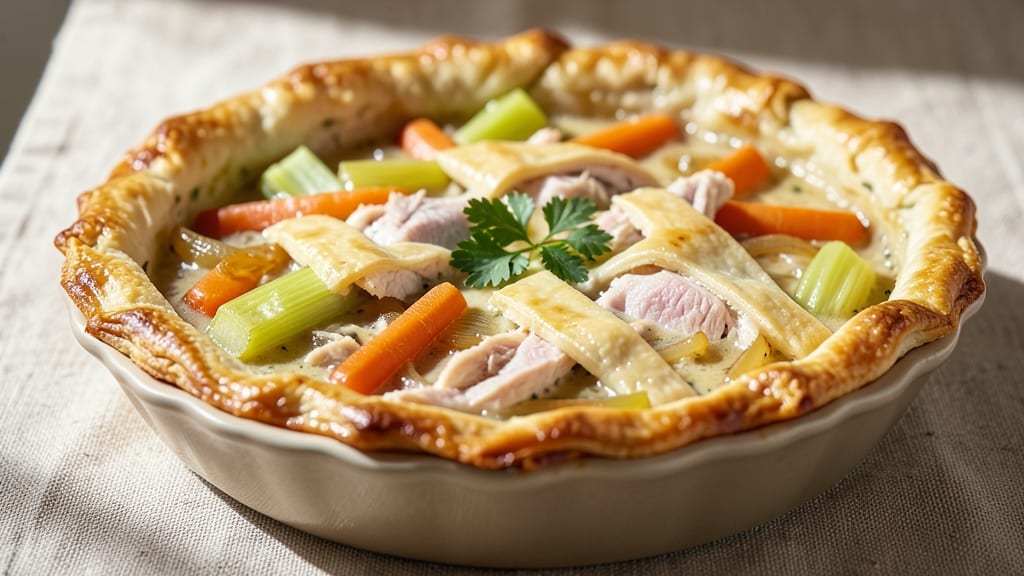Ranch to Table Chicken Pot Pie Recipe: Foolproof Foil-Sealed Crust That Stays Golden